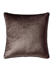 Laura Ashley Velvet Chestnut Square Nigella Cushion - Image 3 of 3