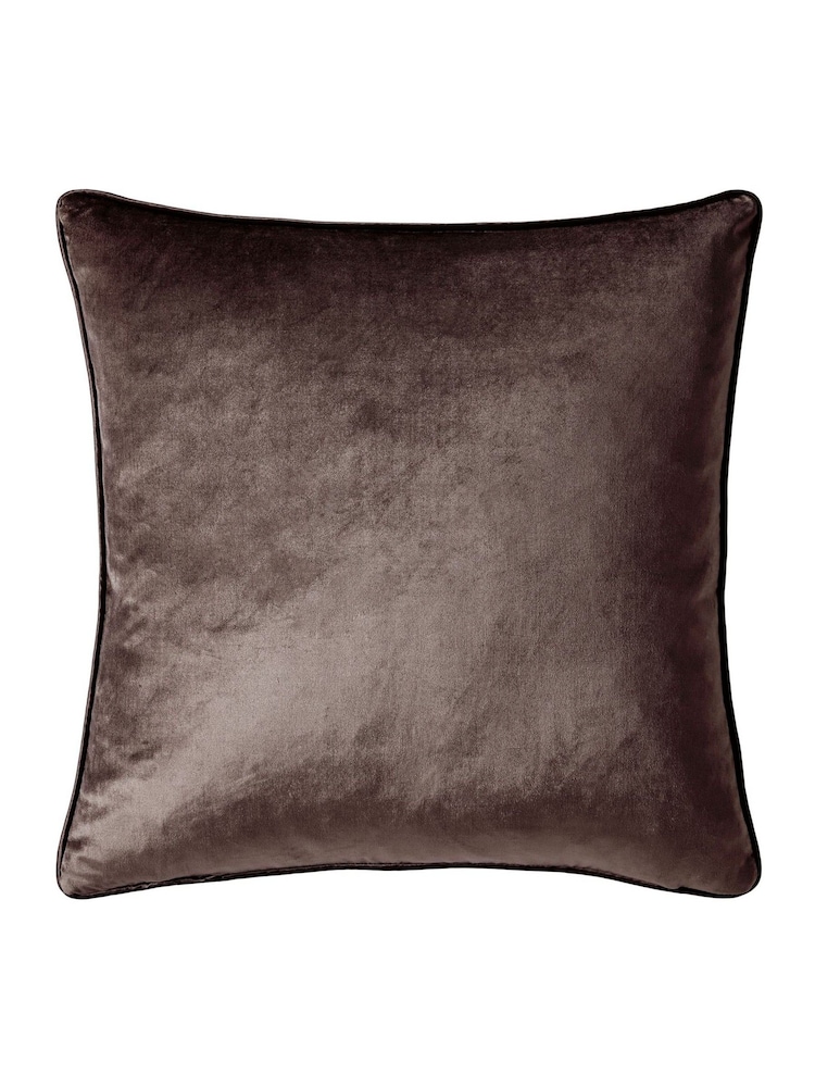 Laura Ashley Velvet Chestnut Square Nigella Cushion - Image 3 of 3 Laura Ashley Velvet Chestnut Square Nigella Cushion - Image 3 of 3