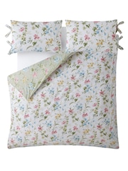 Laura Ashley Multi 100% Cotton Poppy Meadow Duvet Cover and Pillowcase Set - Image 5 of 9