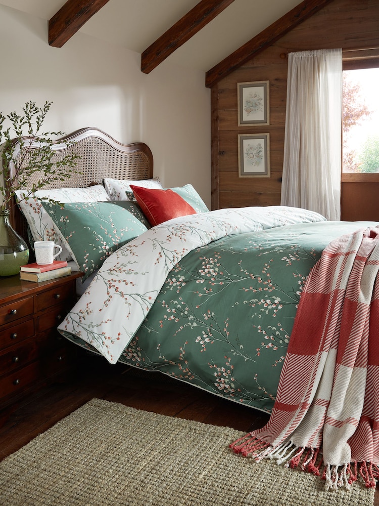 Laura Ashley постельный комплект из 100% хлопка с принтом Willow - Изображение 1 из 9 Laura Ashley постельный комплект из 100% хлопка с принтом Willow - Изображение 1 из 9