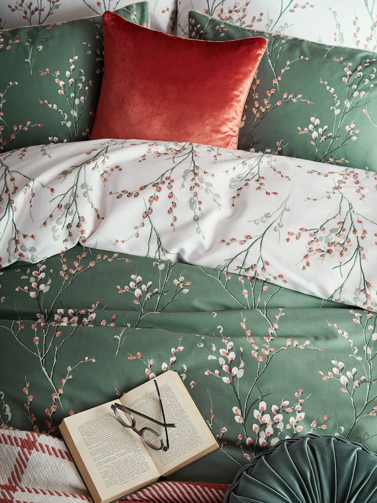Laura Ashley Ensemble de housses de couette et de taies d'oreiller Pussy Willow 100% coton - Image 4 of 9