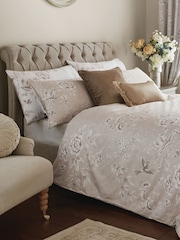 Laura Ashley Set of 2 Natural 100% Cotton Rowsham Garden Pillowcases - Image 2 of 6