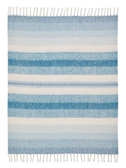 Laura Ashley Newport Blue Ortonby Throw - Image 2 of 4