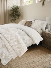 Laura Ashley – Walled Garden – Set mit Bettbezug und Kissenbezug aus 100 % Baumwolle - Bild 1 von 8