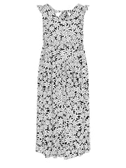 Yours Curve Black Frill Maxi Dress - Image 5 of 5