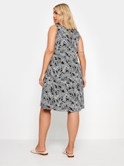 Yours Curve Black Sleeveless Midi Swing Dress - Image 3 of 5