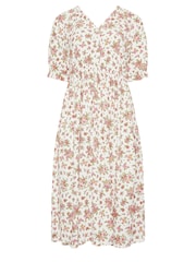 Yours Curve Pink Raglan Prarie Dress - Image 5 of 5