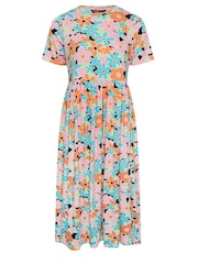 Yours Curve Multi Throw On Smock Dress - Image 5 of 5