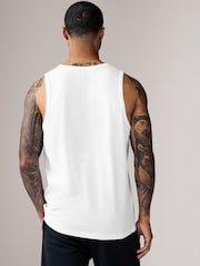 White 100% Cotton Vests 4 Pack - Image 4 of 11