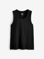 Noir - Gilets en coton 100% 4 Lot - Image 6 de 8