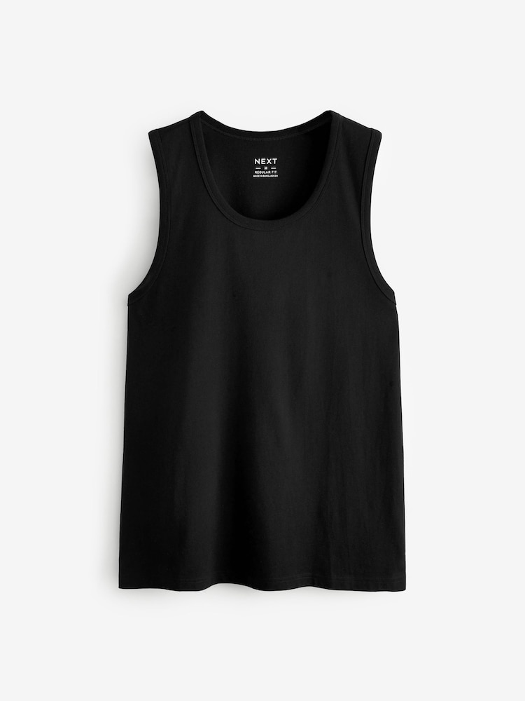 Noir - Gilets en coton 100% 4 Lot - Image 6 of 8