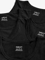 Noir - Gilets en coton 100% 4 Lot - Image 8 de 8
