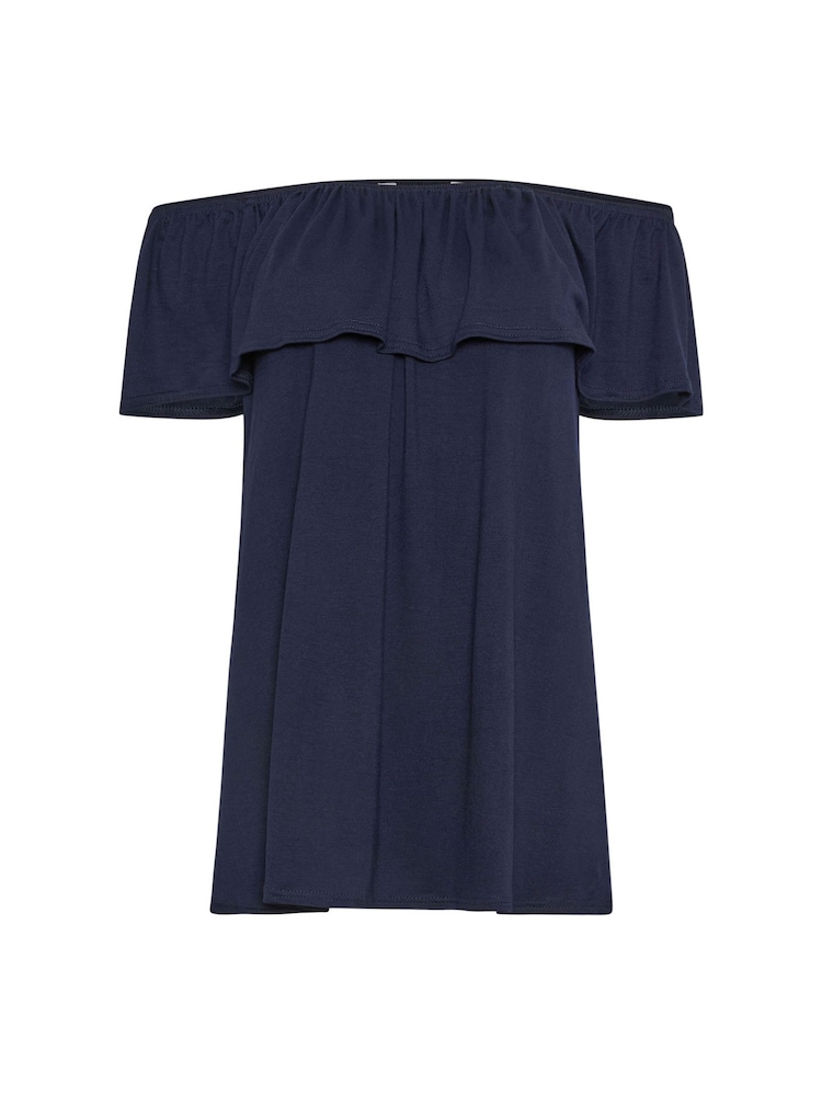 M&Co Blue Bardot Top - Image 5 of 5