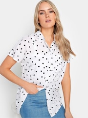 Long Tall Sally White Spot Grown On Sleeve Shirt - Image 4 of 5