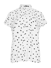 Long Tall Sally White Spot Grown On Sleeve Shirt - Image 5 of 5