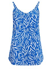 Yours Curve Blue Zebra Cami - Image 5 of 5