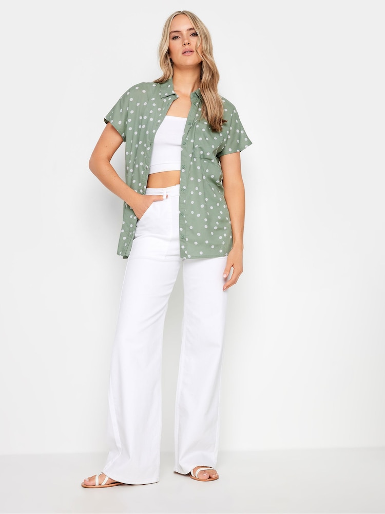 Long Tall Sally Green Spot Grown On Sleeve Shirt - Image 2 of 5 Long Tall Sally Green Spot Grown On Sleeve Shirt - Image 2 of 5
