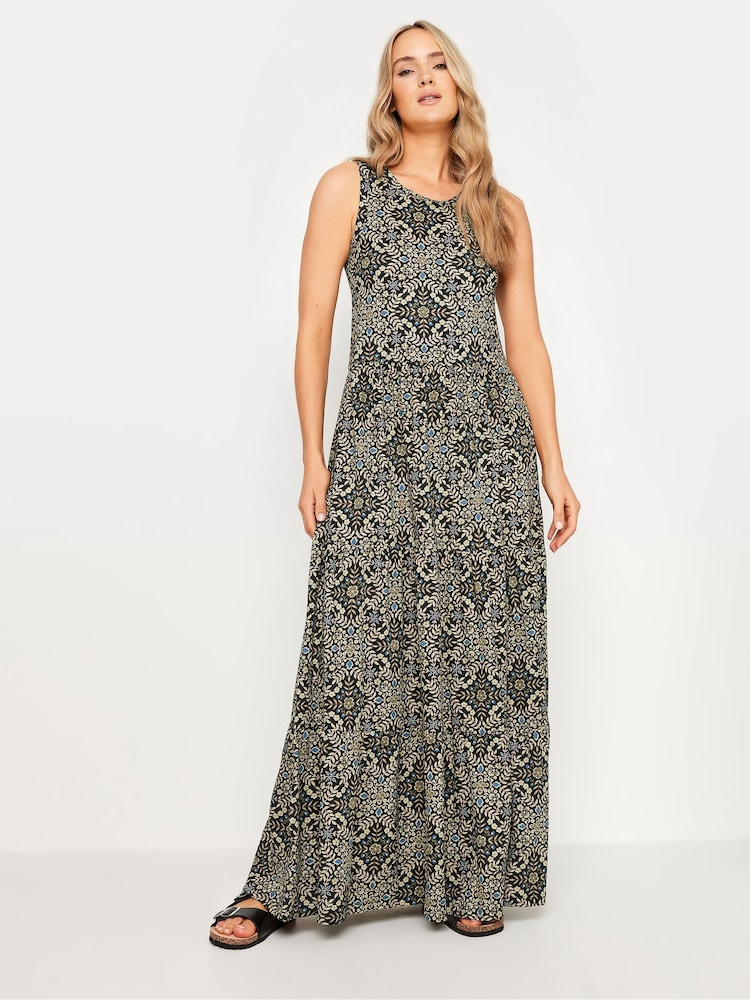 فستان من القطن 100% بلا أكمام وبتصميم طبقات من Long Tall Sally - صورة 2 من 5