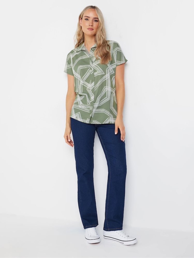 Long Tall Sally Abstractes Shirt mit fixierten Ärmeln - Bild 2 von 5 Long Tall Sally Abstractes Shirt mit fixierten Ärmeln - Bild 2 von 5