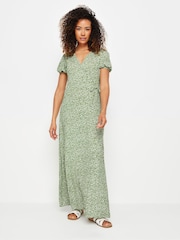 M&Co Green Ditsy Print Maxi Dress - Image 2 of 5