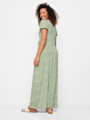 M&Co Green Ditsy Print Maxi Dress - Image 3 of 5