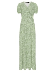 M&Co Green Ditsy Print Maxi Dress - Image 5 of 5