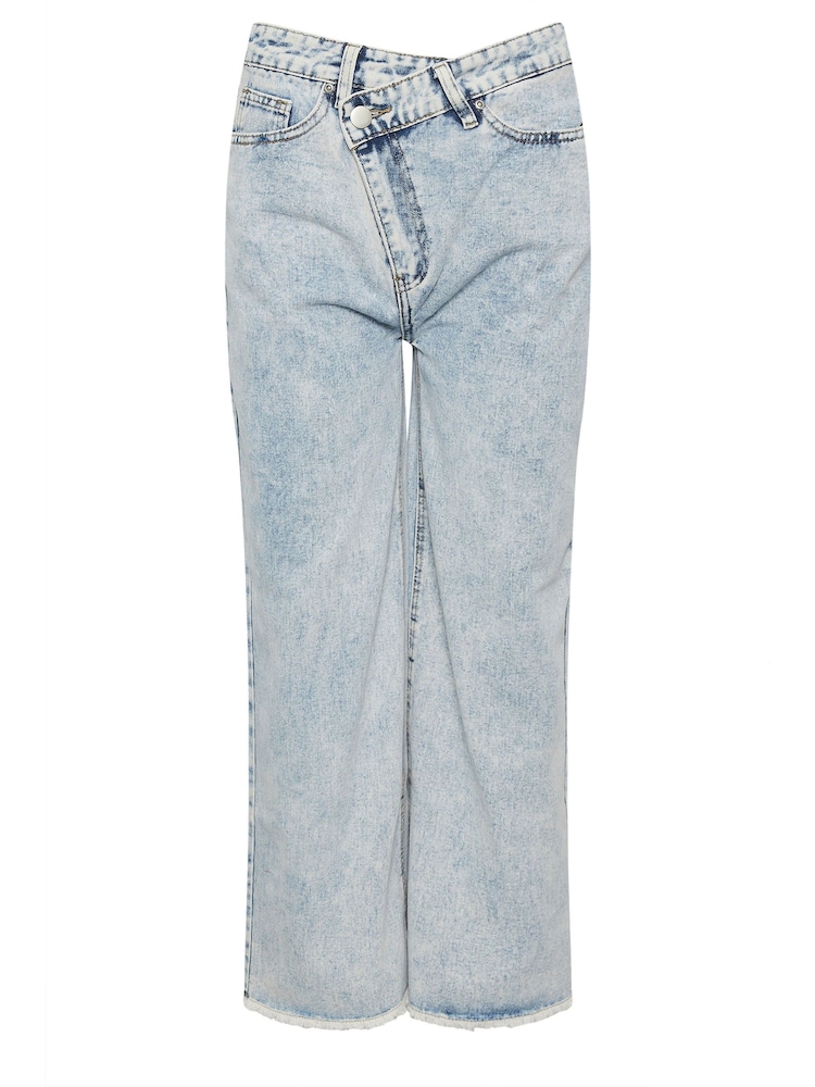PixieGirl Petite Blue Aysemmetric Jeans - Image 5 of 5