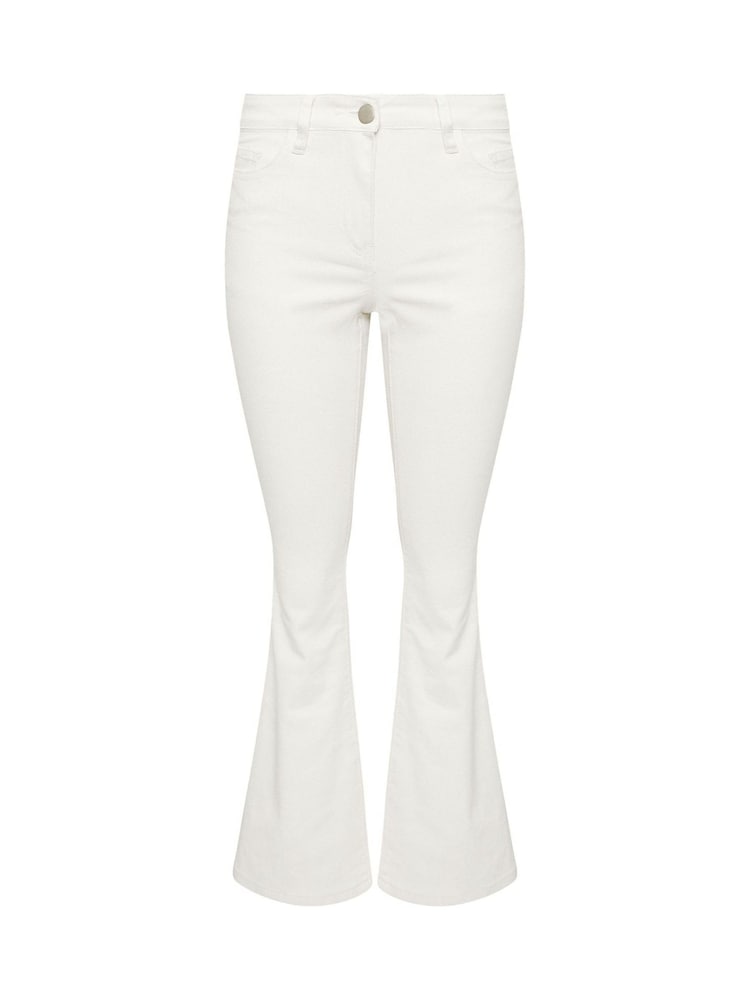PixieGirl Petite White Kick Flare Jeans - Image 5 of 5