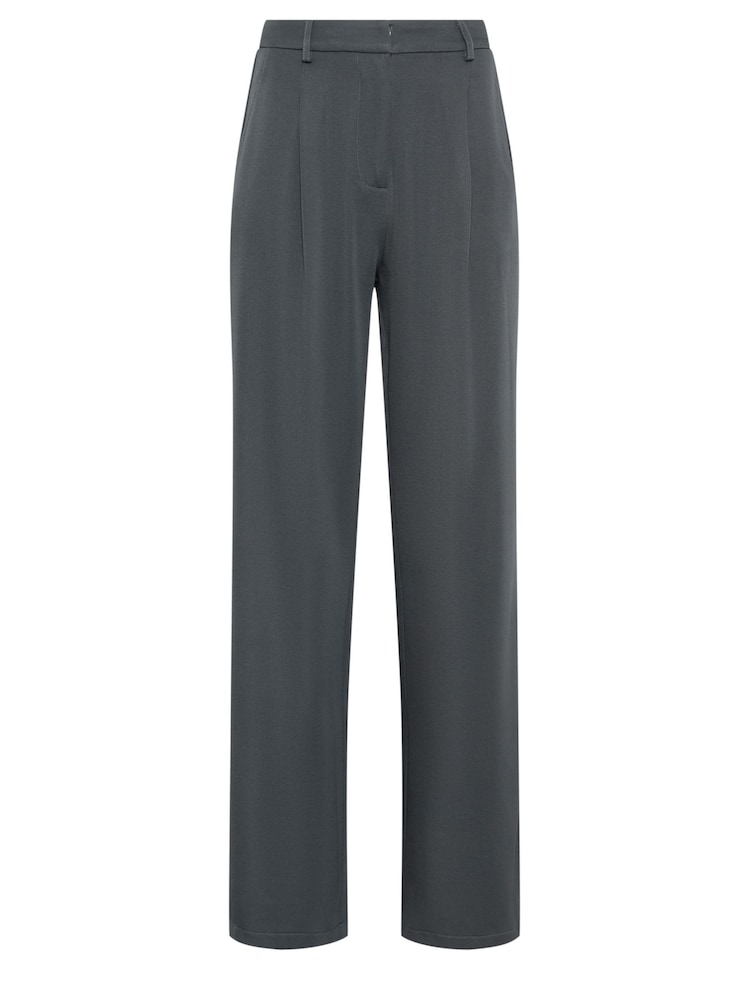Long Tall Sally Grey Tailored Trousers - Image 5 of 5