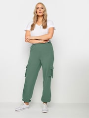 Зеленый - Темно-серые спортивные брюки-карго Long Tall Sally - Изображение 1 из 6