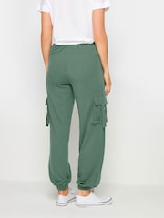 Зеленый - Темно-серые спортивные брюки-карго Long Tall Sally - Изображение 4 из 6