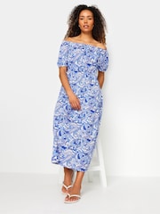 M&Co Paisley Printed Bardot Dress - Bild 2 von 5