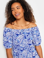 M&Co Paisley Printed Bardot Dress - Bild 4 von 5