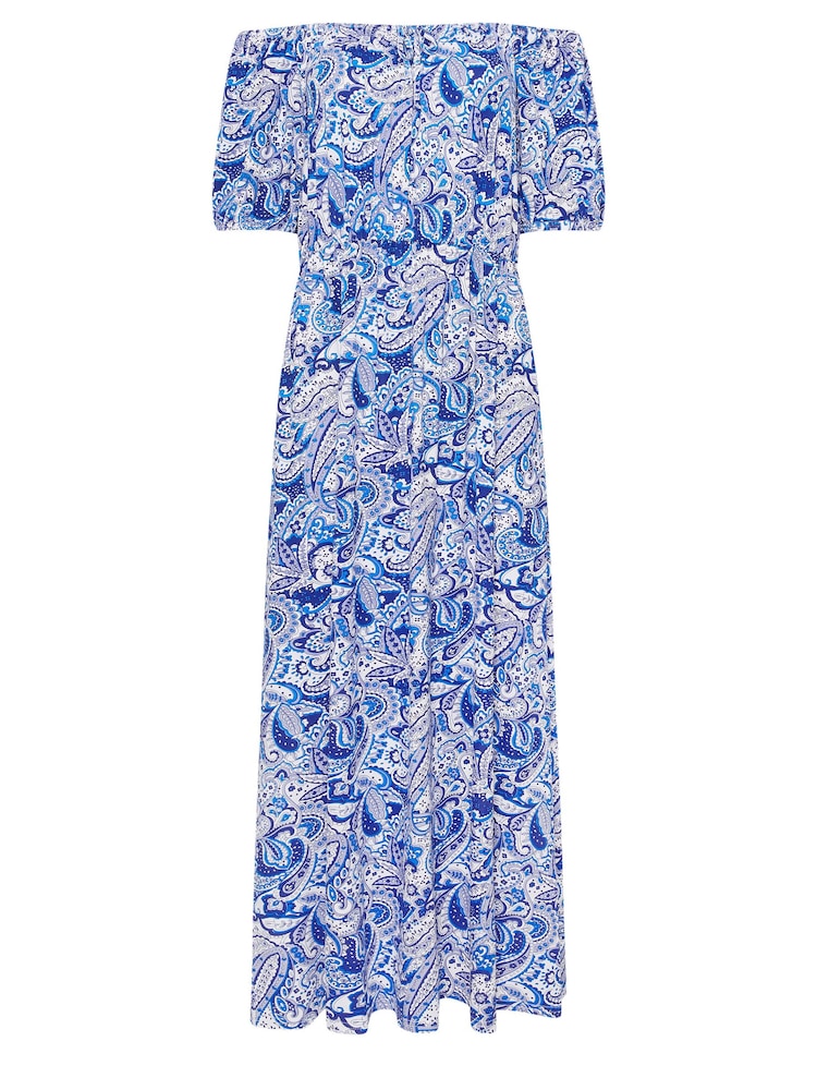 M&Co Paisley Printed Bardot Dress - Bild 5 von 5