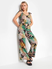 PixieGirl Petite Tie Strap Wide Leg Jumpsuit - Imagen 1 de 5
