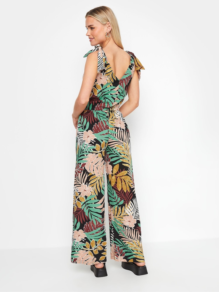 PixieGirl Petite Tie Strap Wide Leg Jumpsuit - Imagen 2 de 5