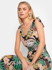 PixieGirl Petite Tie Strap Wide Leg Jumpsuit - Imagen 4 de 5