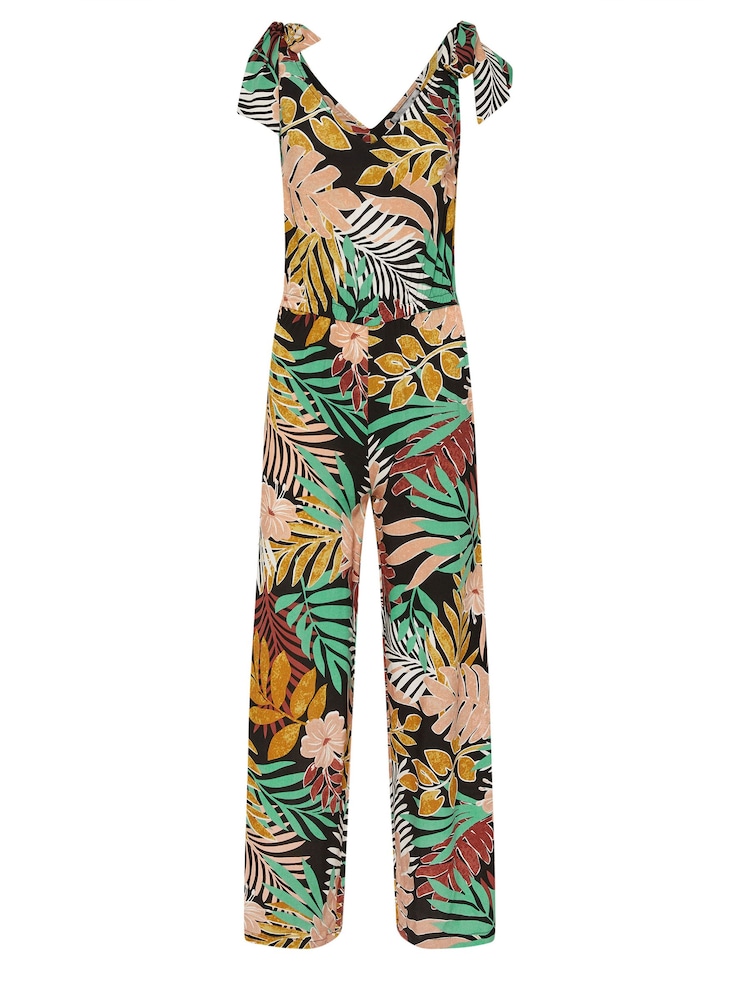 PixieGirl Petite Tie Strap Wide Leg Jumpsuit - Imagen 5 de 5
