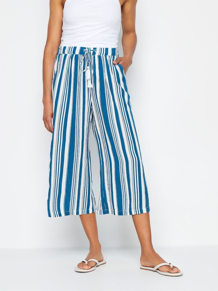 M&Co Blue Light Tie Waist Trousers - Image 2 of 6