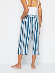 M&Co Blue Light Tie Waist Trousers - Image 4 of 6