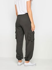 Серый - Темно-серые спортивные брюки-карго Long Tall Sally - Изображение 3 из 5