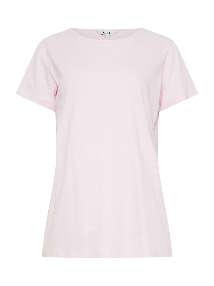 Rosa - Pack de 3 camisetas básicas de algodón 100 % con cuello en pico de Long Tall Sally - Imagen 9 de 9