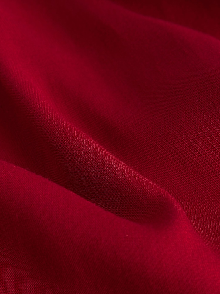 Rood - Linnen broek met wijde pijpen - Image 6 of 6