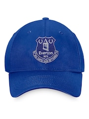 Fanatics Adults Blue 100% Cotton Royal Everton Essentials Crest Cap - Imagen 1 de 3