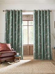 Laura Ashley Pussy Willow Blackout шторы на люверсах - Изображение 1 из 4