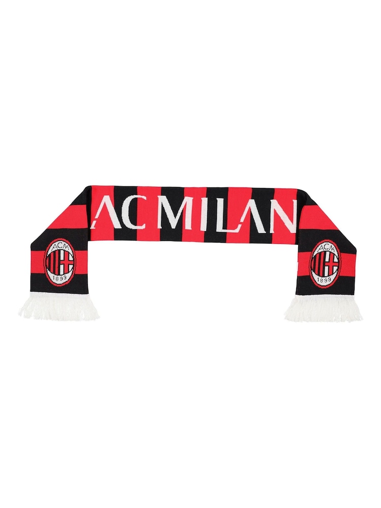 Fanatics Unisex AC Milan Bar Black Scarf - Image 1 of 1 Fanatics Unisex AC Milan Bar Black Scarf - Image 1 of 1