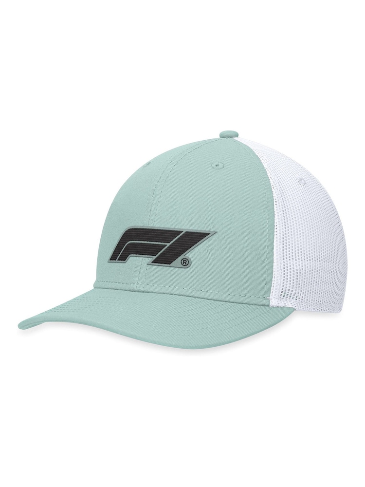 Fanatics Green 100% Cotton Formula 1 Trucker Cap - Image 3 of 3 Fanatics Green 100% Cotton Formula 1 Trucker Cap - Image 3 of 3