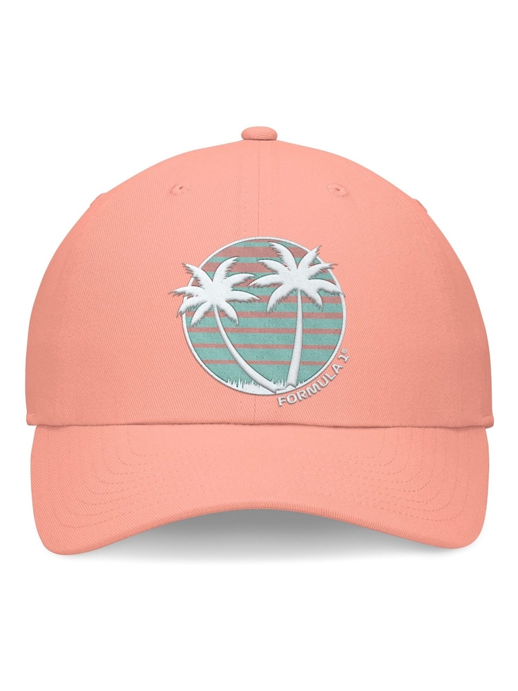 Fanatics Unisex Pink 100% Cotton Formula 1 Beach Club Flash Unstructured Cap - Image 3 of 3 Fanatics Unisex Pink 100% Cotton Formula 1 Beach Club Flash Unstructured Cap - Image 3 of 3