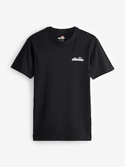 Ellesse Azzini Black 100% Cotton T-Shirts 3 Pack - Image 2 of 4