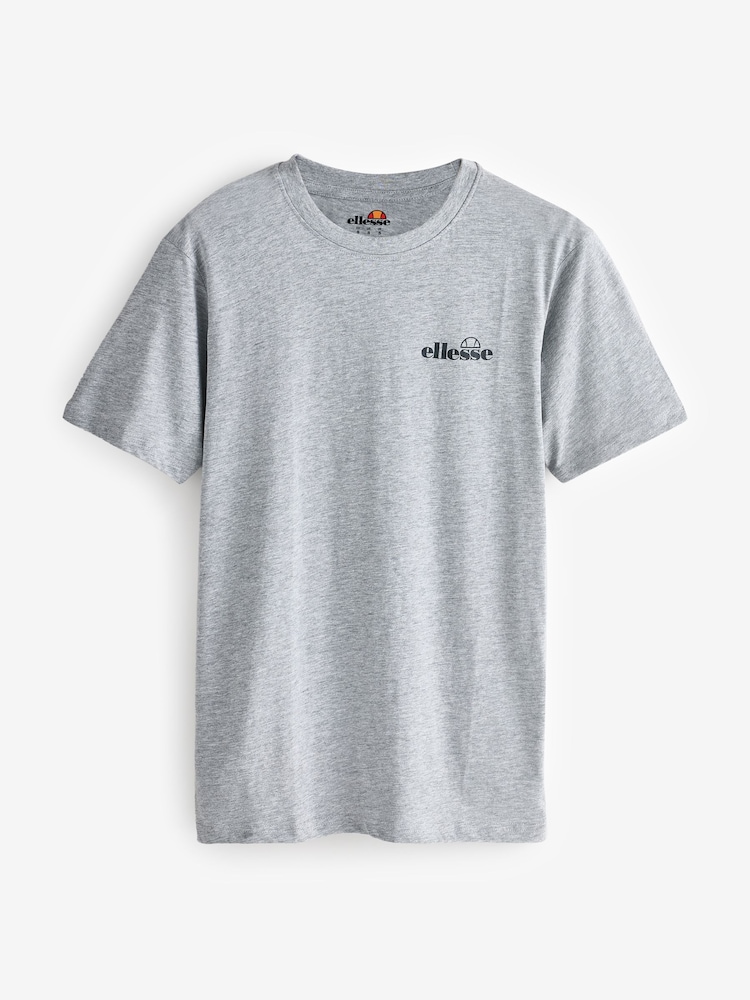 Ellesse Azzini Black 100% Cotton T-Shirts 3 Pack - Image 4 of 4